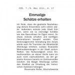OVZ 07-05-2011 Lesermeinung