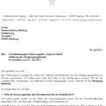 Stellungnahme zum Abwägungsergebnis 18-07-2011